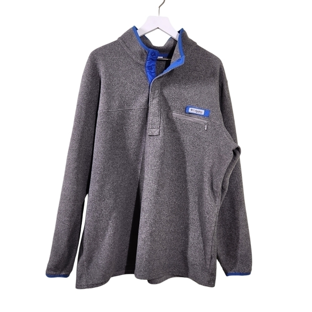Columbia PFG Fleece 1/4 zip grey, XL
